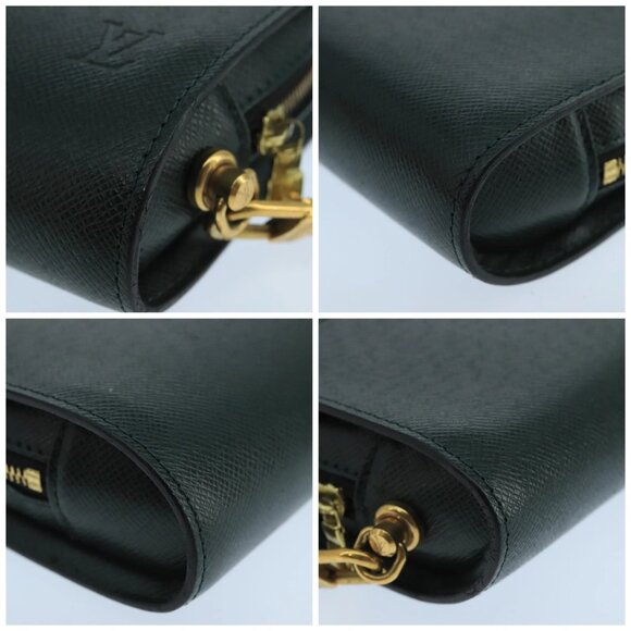 LOUIS VUITTON Taiga Baikal Clutch Bag Epicea M30184 LV Auth th5531 - Picture 14 of 16